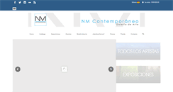 Desktop Screenshot of nmcontemporaneo.com