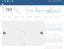 Tablet Screenshot of nmcontemporaneo.com